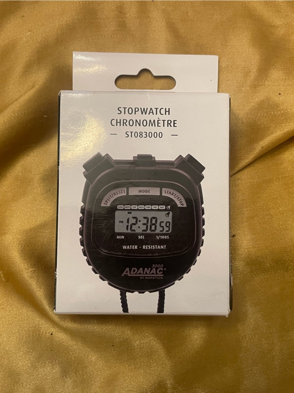 Anac Digital Stopwatch in Black NWOT